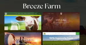 Breeze Farm Agricultural Woocommerce WordPress Theme