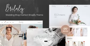 Brilaly - Wedding Shop Fashion Responsive Shopify Theme