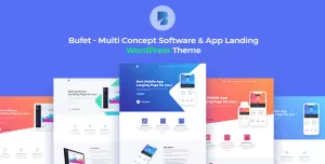 Bufet - Multi Concept Software & App Landing WordPress Theme + RTL