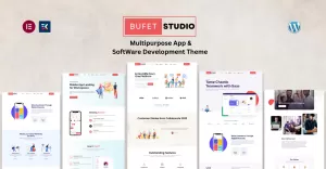 Bufet Studio - Multipurpose Software Development & Mobile App WordPress Theme