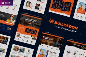 Builderon – Construction And Industry Template Kit