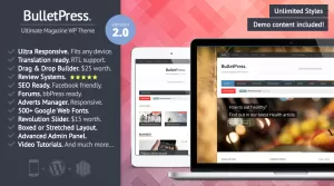 BulletPress - Ultimate Magazine WP Theme