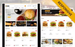 Burge - Fast Food Store OpenCart Template - TemplateMonster
