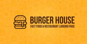 Burger House - Fast Food & Restaurant Landing page