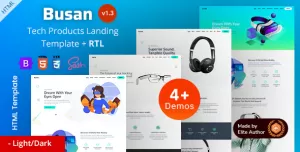 Busan - Product Landing Page eCommerce Template