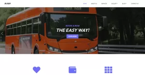 Buser -  Bus Transportation HTML Template - TemplateMonster