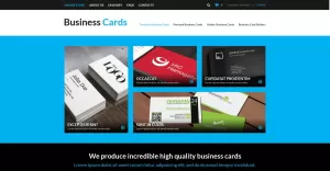 Business Cards Store VirtueMart Template - TemplateMonster