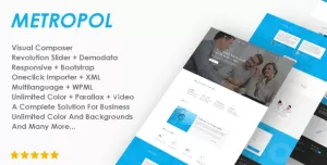 Business Consulting WordPress Theme - Metropol