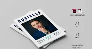 Business Magazine Template 02