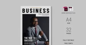 Business Magazine Template 04