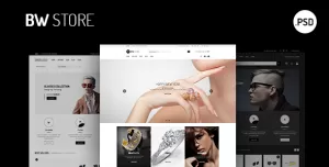 BW Store - eCommerce for Fashion, Jewelry, watch Html Template
