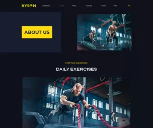 Byson - Fitness & Gym Elementor Template Kit