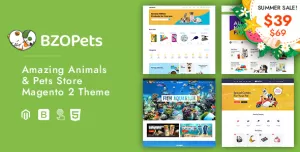 BzoPets - eCommerce Animals & Pets Store Magento 2 Theme