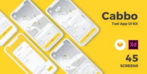 Cabbo - Taxi UI Kit Mobile App