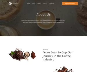Cafariva - Minimalist Cafe &Coffee Elementor Template Kit
