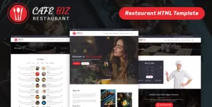 Cafe Biz  Restaurant & Food HTML Template