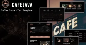 CafeJava - Coffee Store HTML Template - TemplateMonster