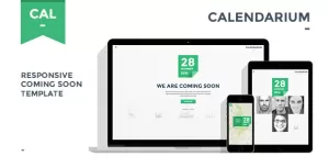 Calendarium - Responsive Coming Soon Template