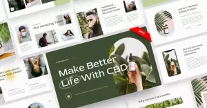 Cannasella - Cannabis and Medical Marijuana PowerPoint Template