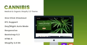 Cannibis - Medical, CBD, Cannabis & Organic Shopify 2.0 Theme