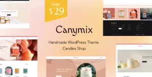 Canymix - Candle Handmade Shop WordPress WooCommerce Theme