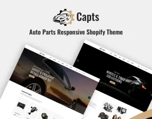 Capts - Auto Parts Responsive Shopify Theme - TemplateMonster