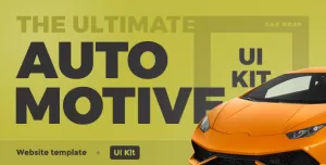 Car Dojo - The Ultimate Auto Dealers Marketplace & Rental Parks HTML UI Kit Website Template