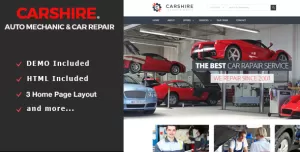 Car Shire  Auto Mechanic & Car Repair Drupal 7 Theme