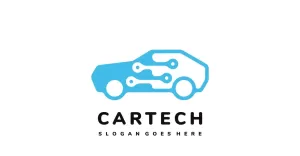 Car Technology Logo Template