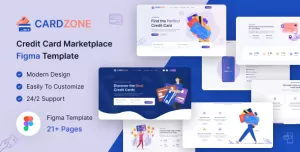 CardZone - Credit Card Marketplace Figma Template