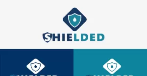 Care Medical Logo With shield Icon - Medical Logo Design Vector