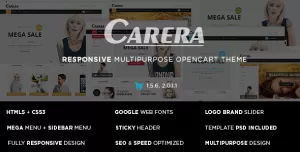 Carera - Jewelry Store Responsive OpenCart Theme