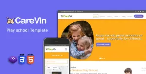 CareVin - Day care & Children School HTML Template