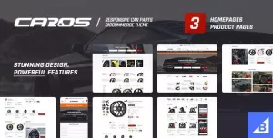 CAROS – Cars & Auto Parts Automotive BigCommerce Theme (Stencil Ready)