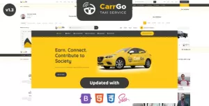 CarrGo - Ridesharing Taxi HTML5 Template