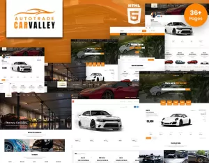 Carvalley  Auto Market and Automobile  HTML5 Template Website Template