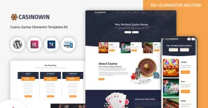 Casinowin - Casino & Gambling WordPress Template