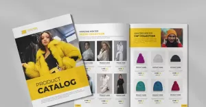 Catalog Template or Fashion Lookbook design - TemplateMonster