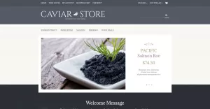 Caviar Store OpenCart Template