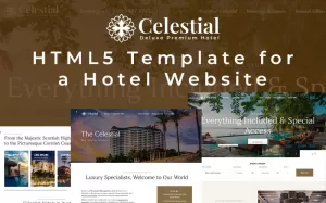 Celestial  - HTML5 Hotels Website Template - TemplateMonster