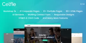 Celfie - Bootstrap Multi-Purpose Drupal 9 Theme