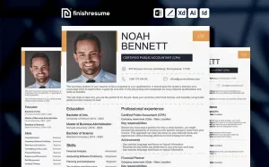 Certified public accountant Resume Template  Finish Resume