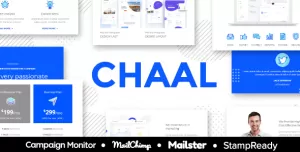 Chaal - Business Email Set - 100+ Modules StampReady Builder + Mailster & Mailchimp Editor