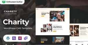 Charety - Charity And Donation WordPress Elementor Theme