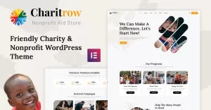 Charitrow - Charity, Nonprofit and Donation WordPress Theme