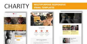 Charity - Multipurpose Responsive Email Template With Online StampReady Builder Access