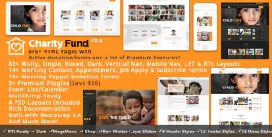CharityFund - Nonprofit Charity HTML Template