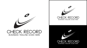 Check - Record Logo - Logos & Graphics