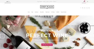 Chef Plaza Food And Wine Store WooCommerce Theme