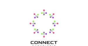 Chemical Bio Flat Connect Logo